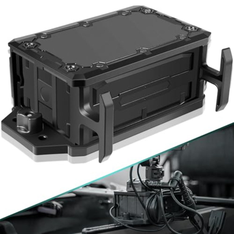 Fish Finder Mount - Kotak Baterai Terpasang di Rel untuk