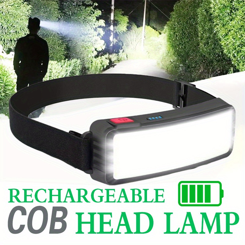 Fish Finder Battery - Lampu Depan LED COB Kuat Senter