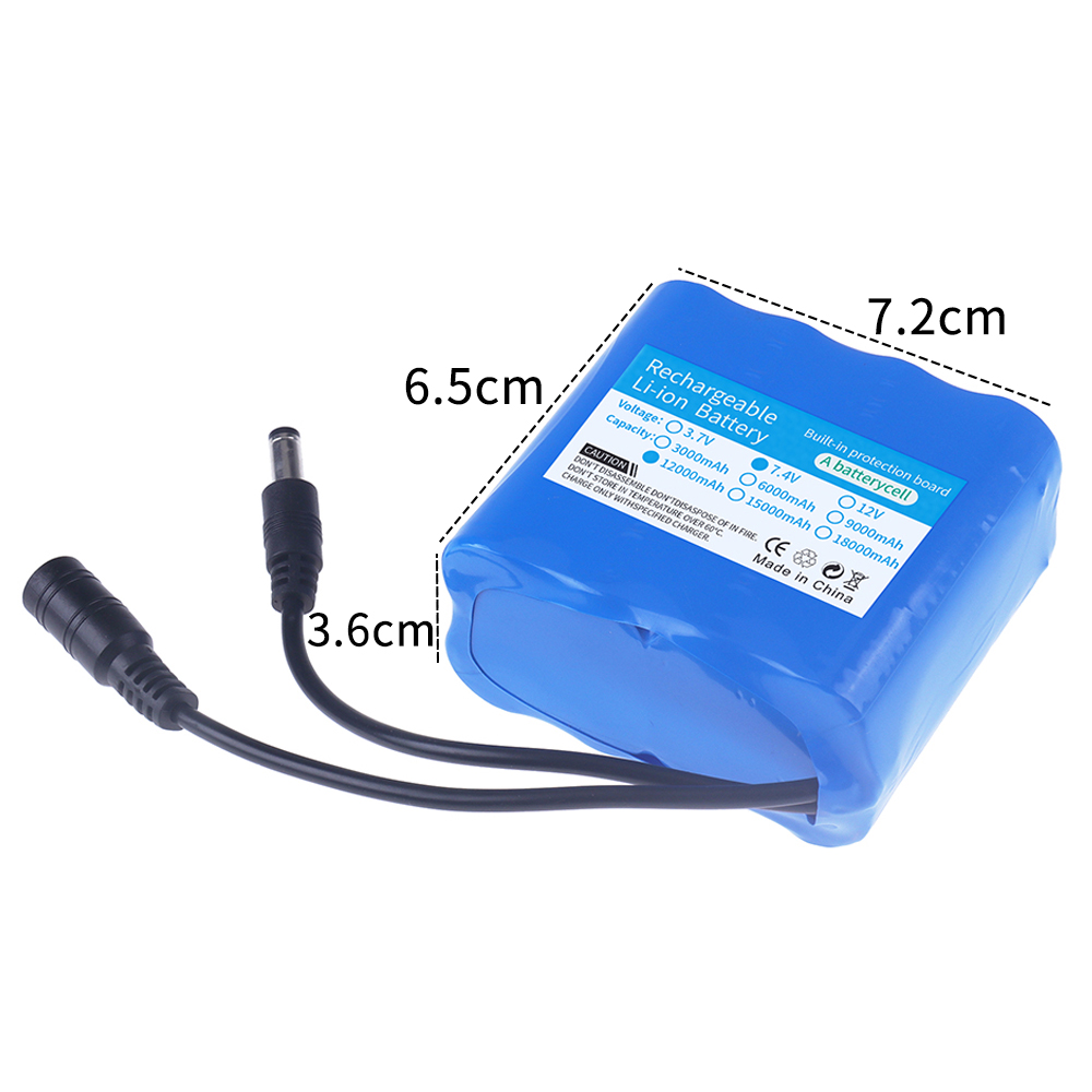 Baterai Lithium 2S4P 18650 7.4 - Fish Finder Battery ulasan dan harga