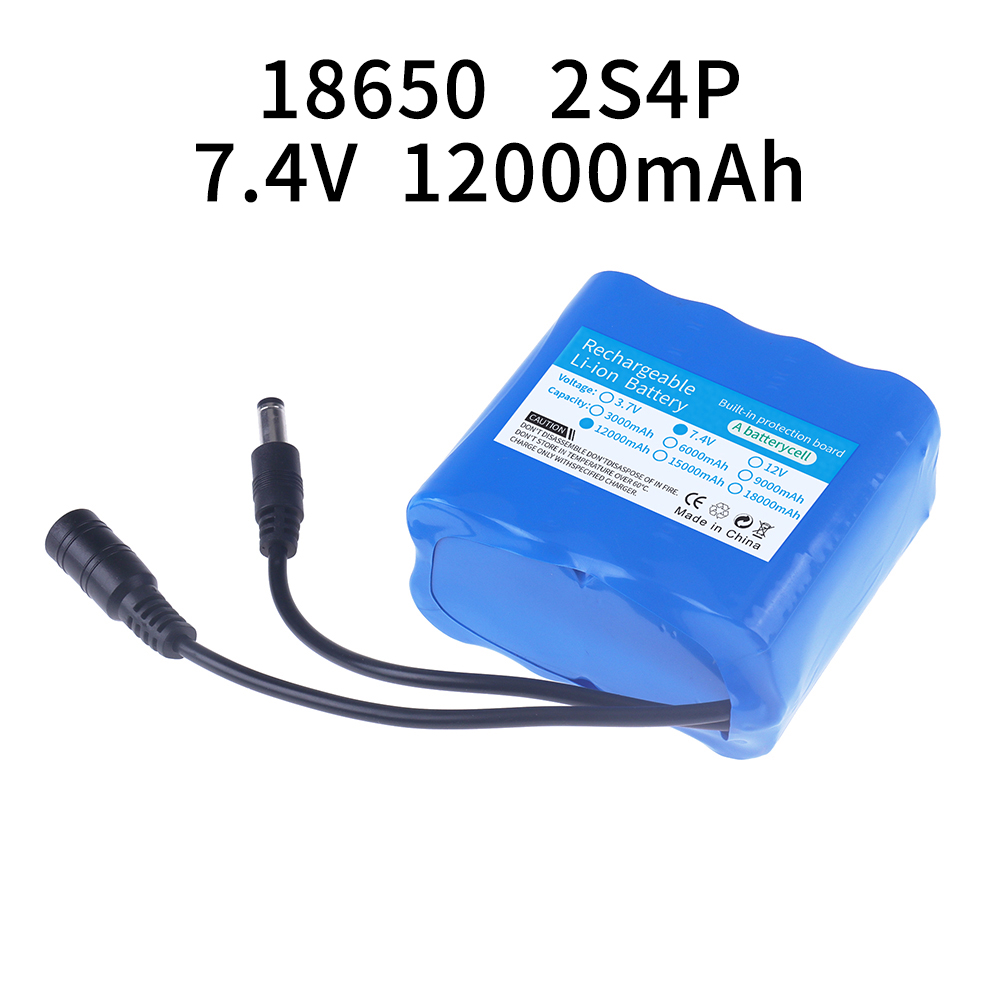 Baterai Lithium 2S4P 18650 7.4 - Fish Finder Battery ulasan dan harga