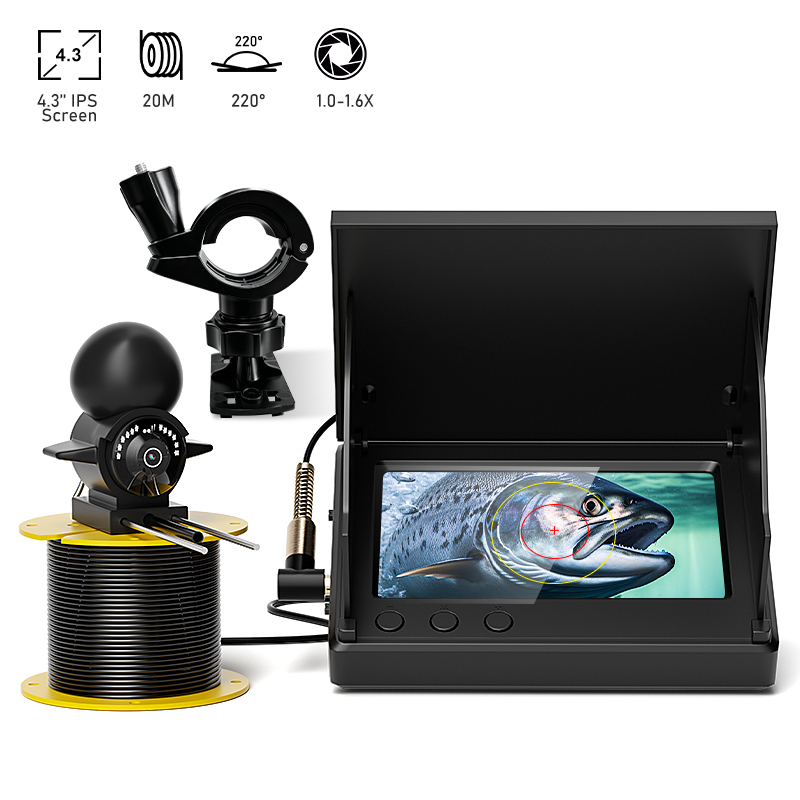 Pencari Ikan Portabel LCD 4,3' - Fish Finder Portable ulasan dan harga