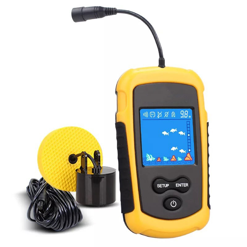 Layar Warna Berkabel 100M Sona - Fish Finder Portable ulasan dan harga