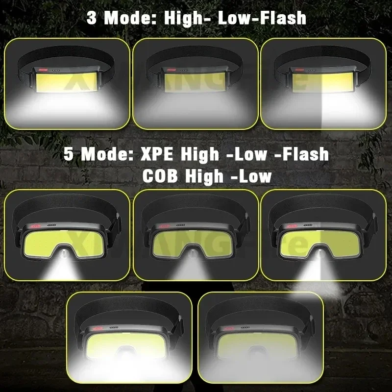 Lampu Depan LED COB Kuat Sente - Fish Finder Battery ulasan dan harga