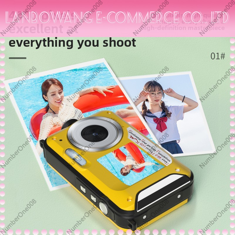 Kamera Aksi Layar Ganda Tahan  - Underwater Camera ulasan dan harga