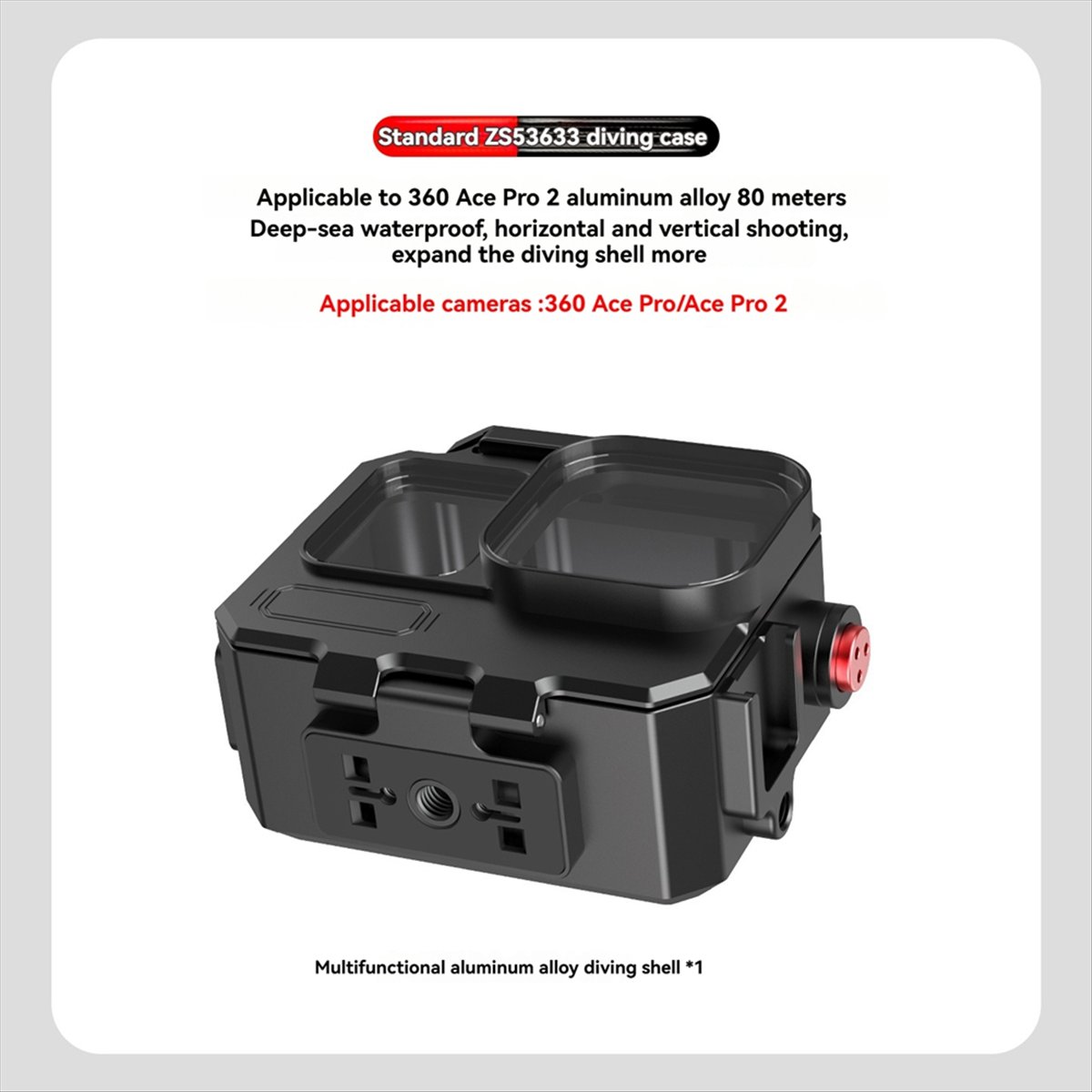 M05K 263FT/80M Casing Tahan Ai - Underwater Camera ulasan dan harga