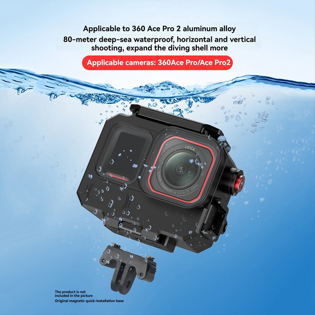 M05K 263FT/80M Casing Tahan Ai - Underwater Camera ulasan dan harga