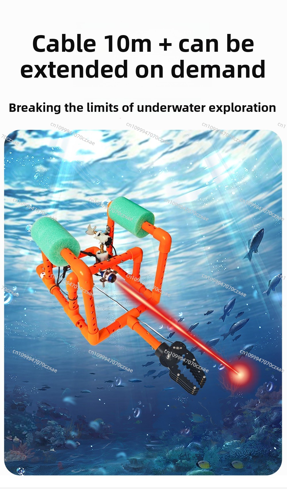 Robot Bawah Air Plus Kamera, E - Underwater Camera ulasan dan harga